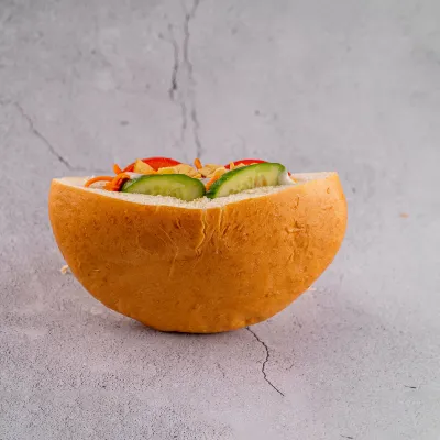 Хот-дог с обычной сосиской в пите